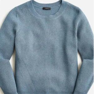 J. Crew Ribbed Stretch Crewneck Sweater